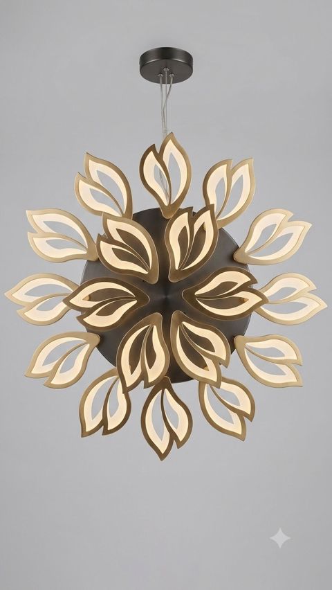 Led Çılçıraq, 4 və daha çox lampa, Metal — Novxanı