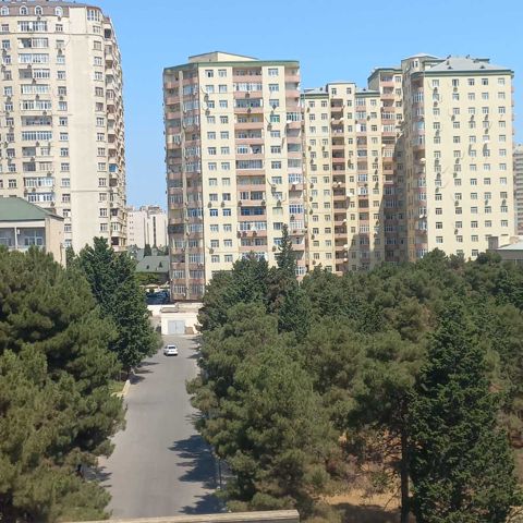 2-otaqlı yeni tikili, İnşaatçılar m., 90 m² — Bakı