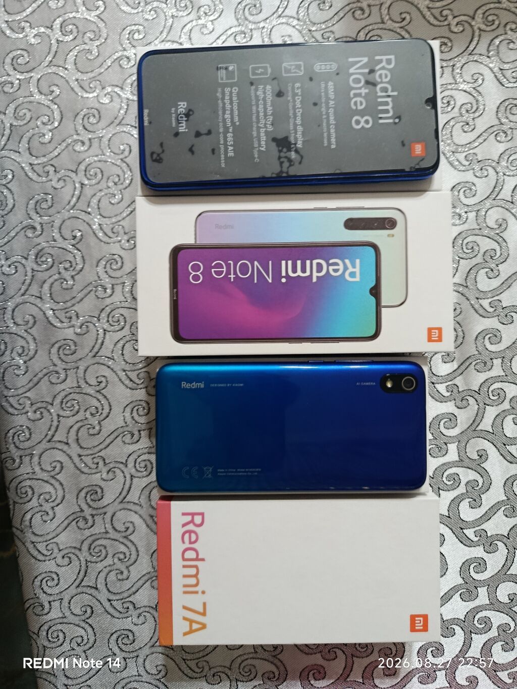 Redmi 8, 64 GB, rəng - Mavi, Barmaq izi — Elektronika, Bakı (4)
