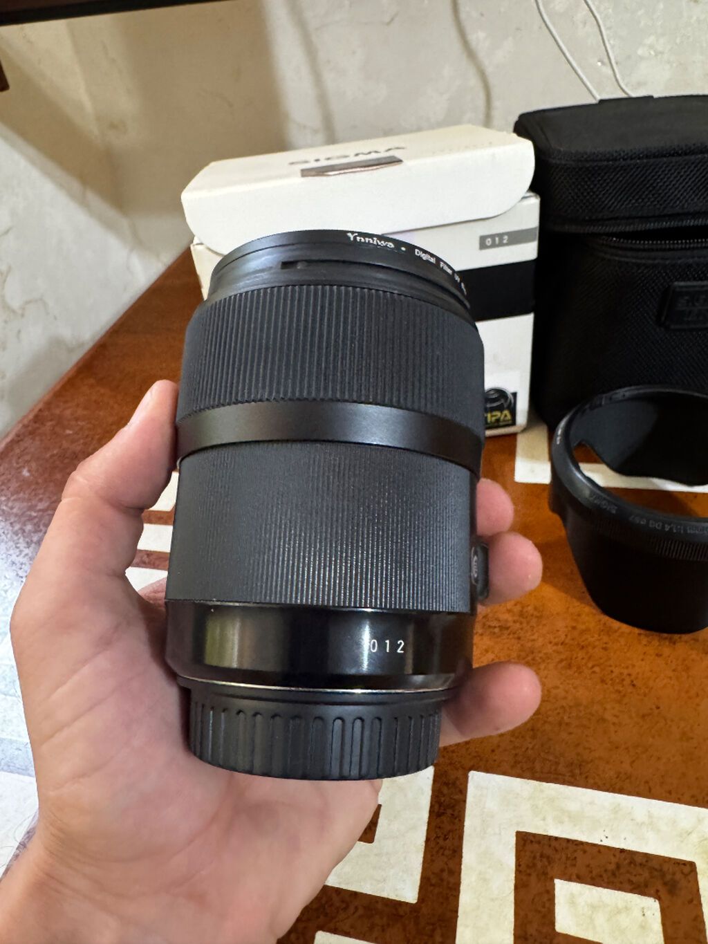 Sigma 35mm canon üçün əla vəzyətdə satılır.Qutusu çuxolu qoruyucu — Elektronika, Bakı (4)