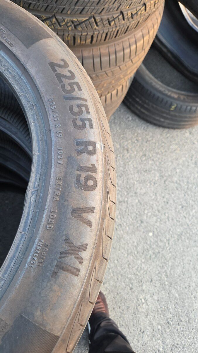 Continental şinləri 225/55 R19 — Ehtiyat hissələri və aksesuarlar, Bakı (3)
