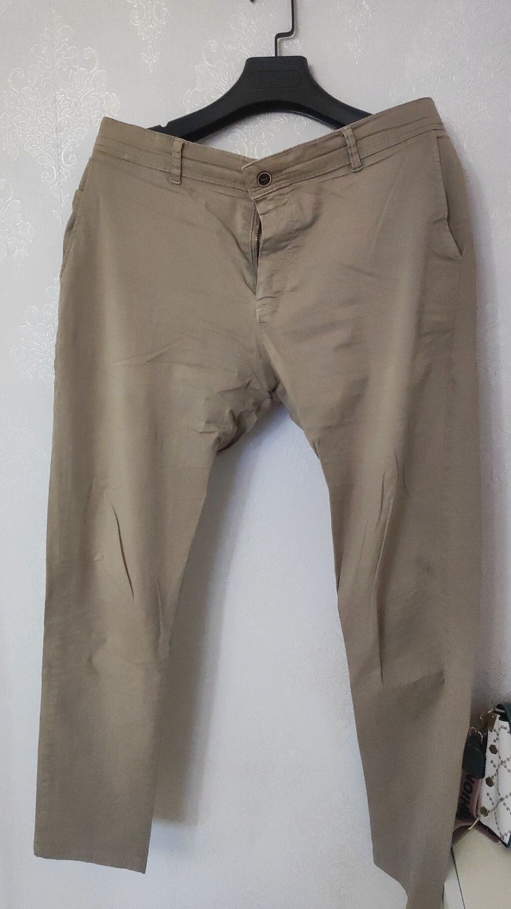 Bej rəngli kişi chino şalvarı - Rəng: açıq bej/qqum - Stil: klassik — Şəxsi əşyalar, Bakı (2)