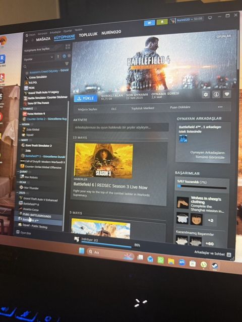Məhsul: Steam oyunları bir hesabda verilir hamısı bir yerdə 90azn — Daşkəsən