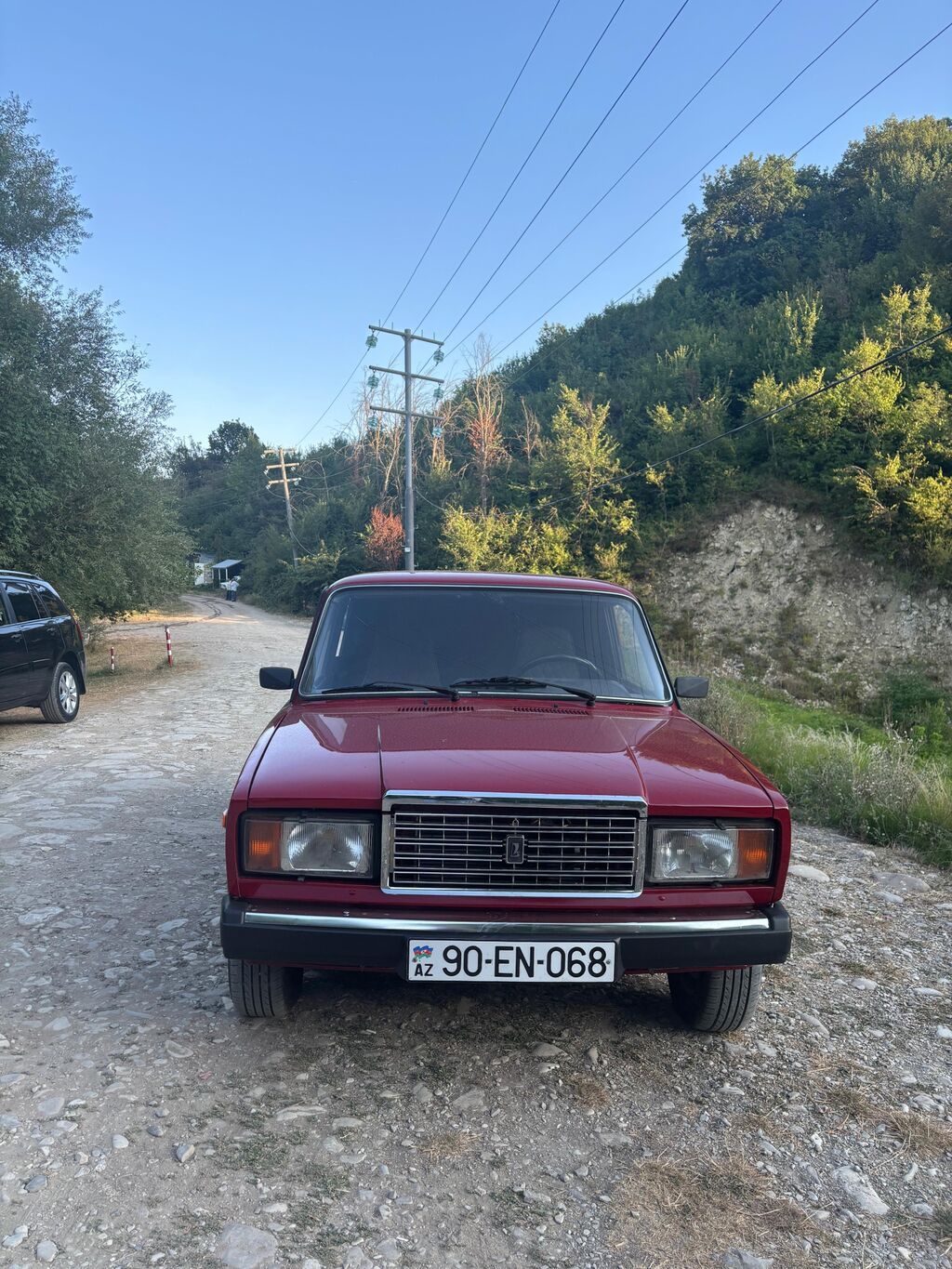 VAZ 2107 sedan - Korpus: 4 qapılı, klassik “qırmızı/bordo” rəng, xrom — Avto, Şamaxı (4)