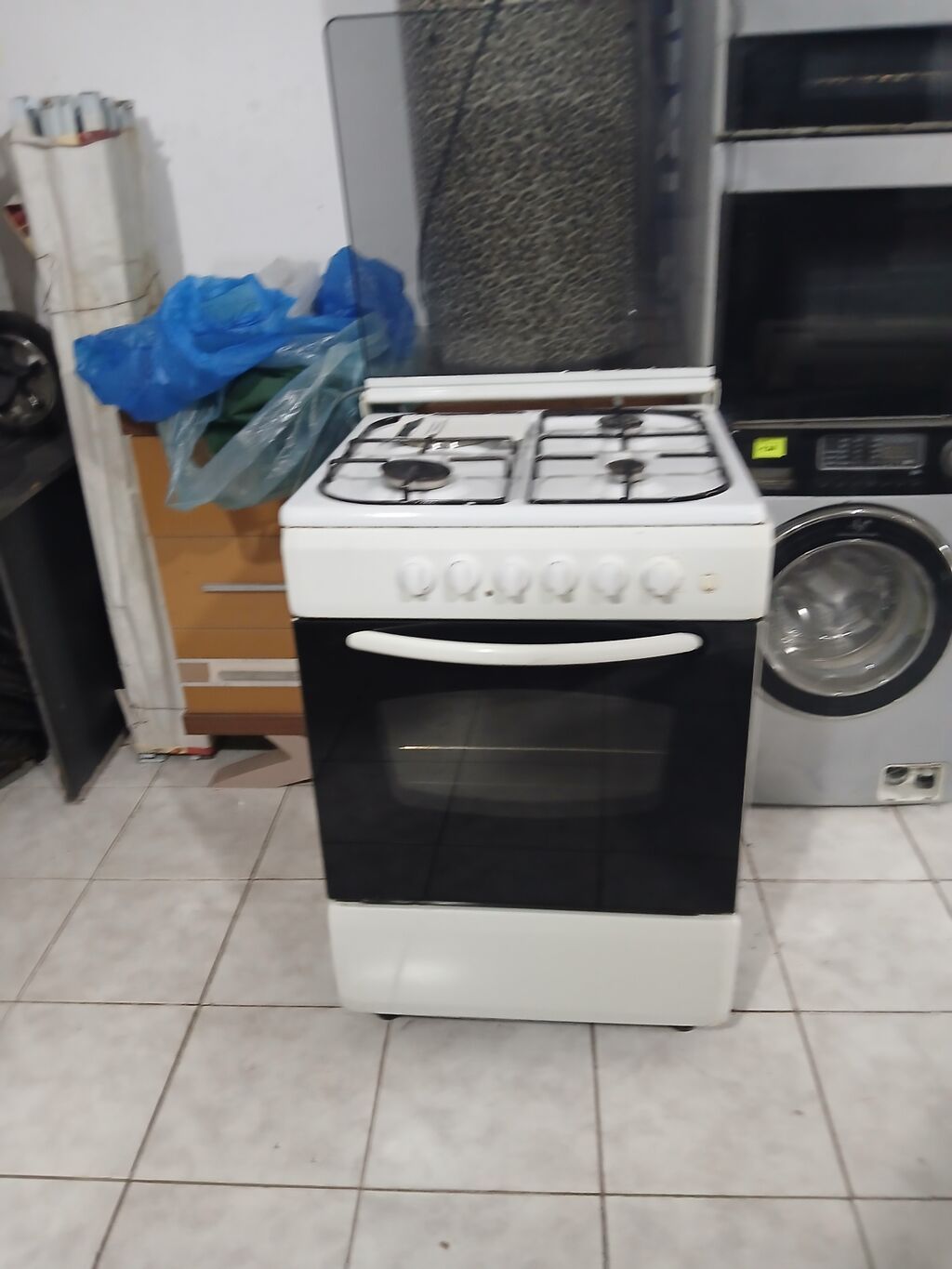 Qaz plitəsi və soba kombi - 4 gözlü qaz üstü: fərqli ölçülü ocaqlar — Mətbəx texnikası, Digah (2)