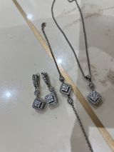 Dəstə daxildir: Sırğa, Bilərzik, Sep, Gümüş, 925 Əyar — Goods