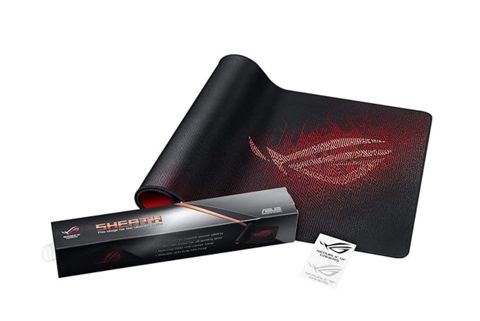 Mouspad ASUS Mouse Pad ROG Sheath XXL black red — Bakı