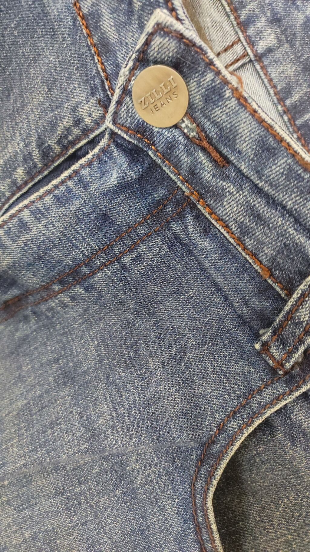 Zıllı Jeans kişi cins şalvarı - Rəng: tünd mavi (yüngül yuyulma — Şəxsi əşyalar, Bakı (4)