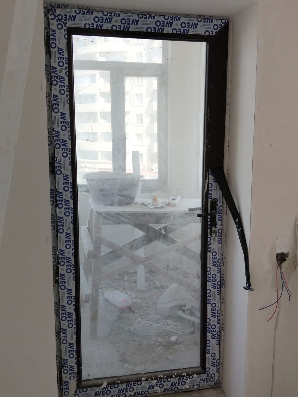 Aveo profilli şüşəbənd qapısı - Material: PVC profil (Aveo brendi) — Mallar, Bakı (2)