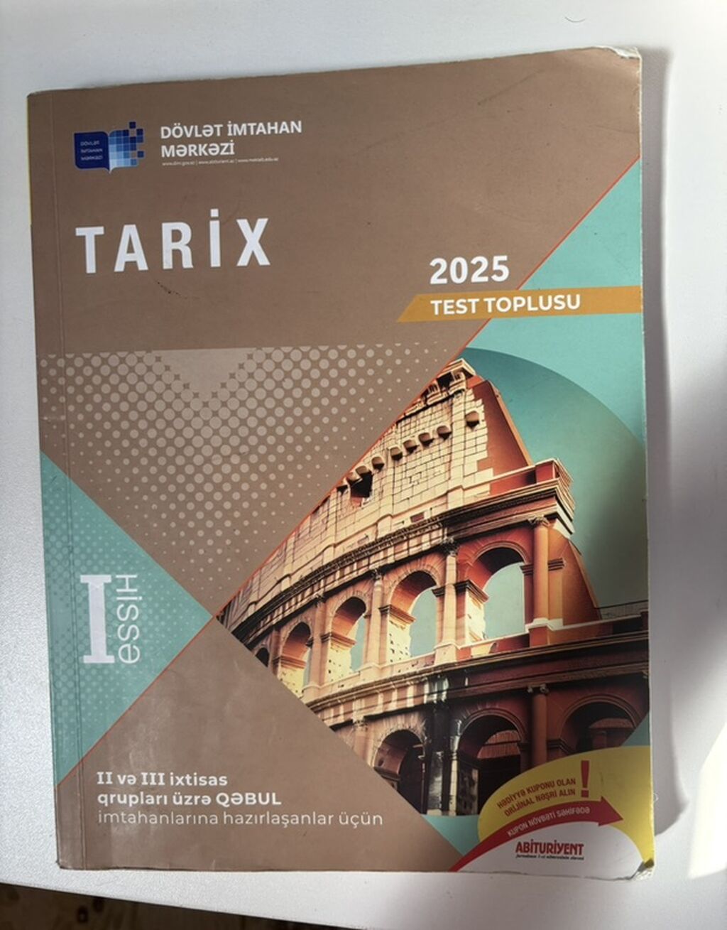 Məhsul: “Tarix – 2025 Test Toplusu”, I hissə İçində yazı və ya — Kitablar və jurnallar, Digah