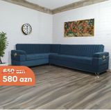 Künc divan, Yeni, Açılan, Vеlur parça — Мебель