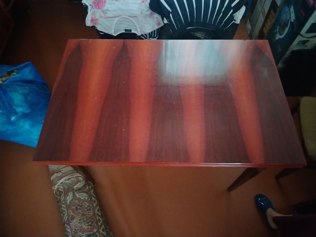 Açılan/qatlanan yemək masası və stul dəsti 1 Ədəd Stoldu Açılıb — Mebel, Digah (2)