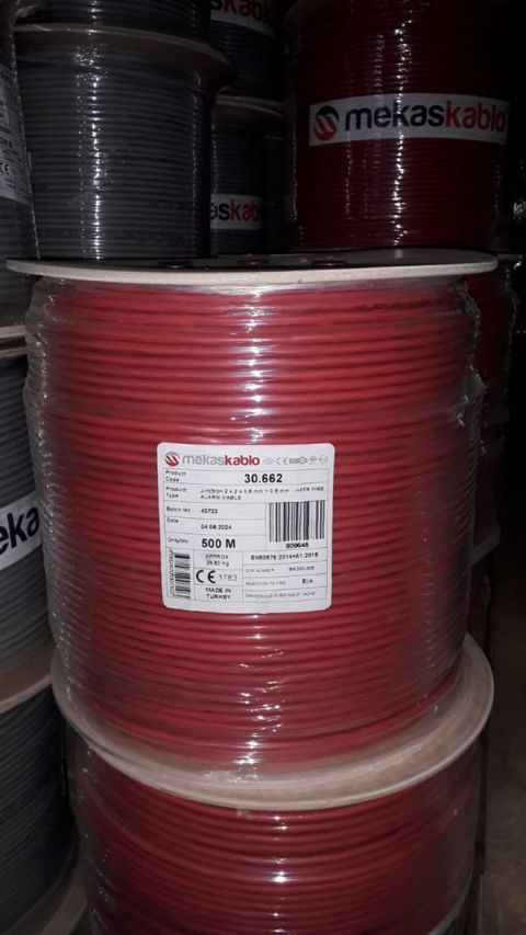 Mekas yanğın kabeli 2x2x0.8mmx0.4mm J-Y(St)Y — Bakı