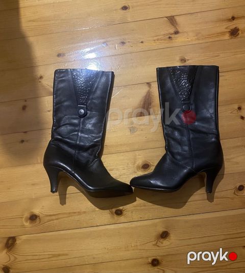 Çəkmə, Ölçü: 36, rəng - Qara, Yeni