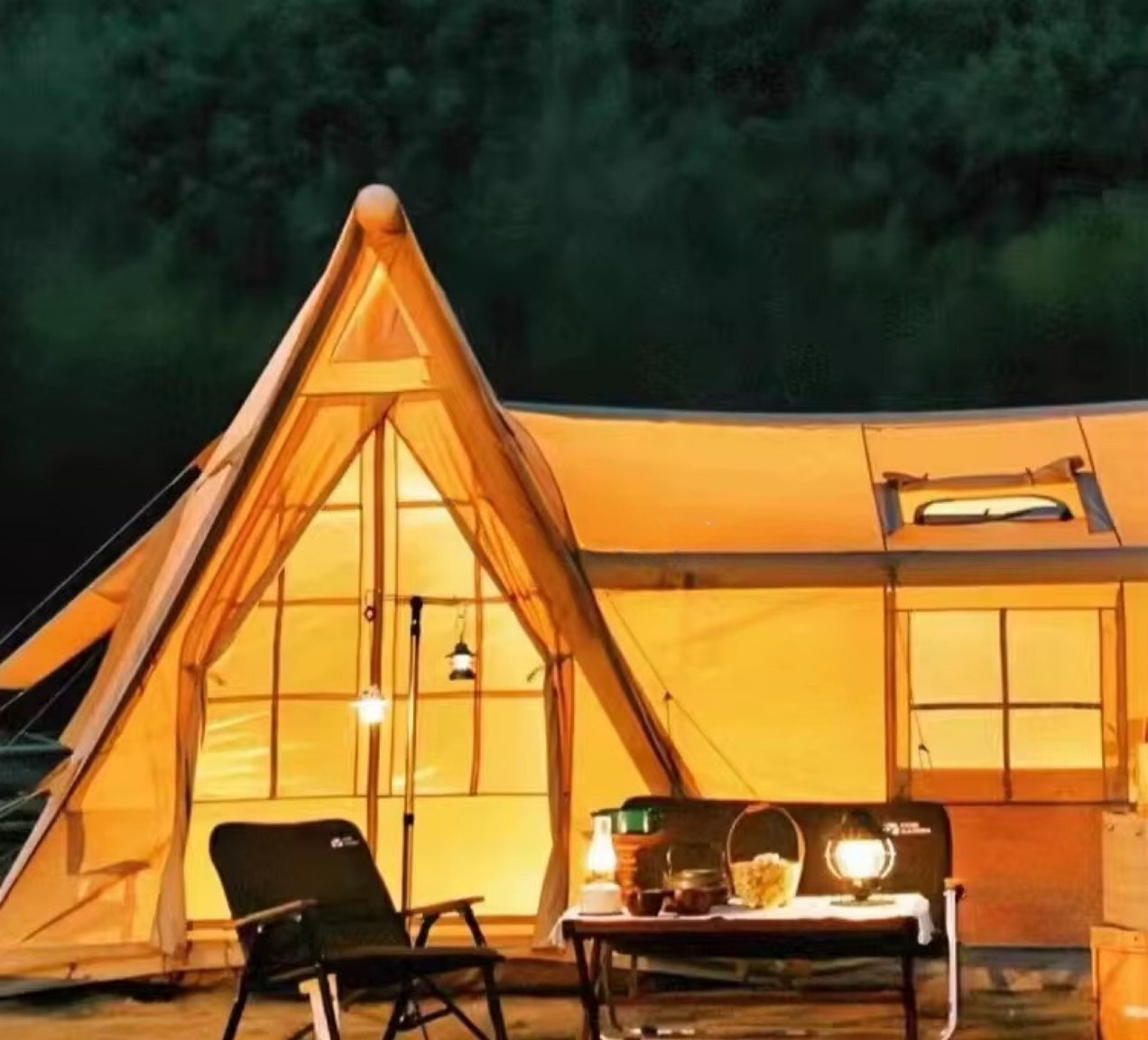 Wolf Nest A-Frame Şişmə Çadır 4.20x3.00x2.55m — Mallar, Bakı (4)