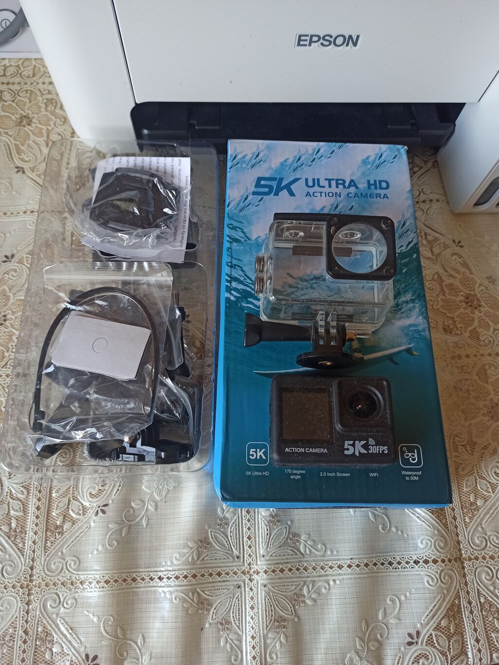 5K Ultra HD Action Camera - Video: 5K, 30 FPS - Geniş bucaq: 170° — Elektronika, Bakı (3)