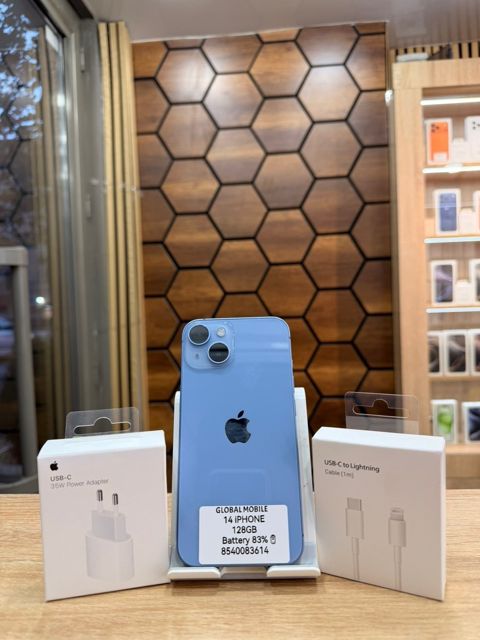 Apple iPhone 14 Blue 128GB/4GB — Bakı