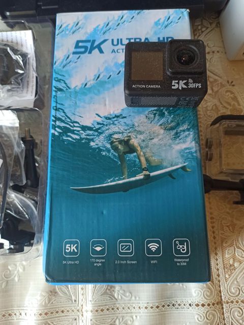 5K Ultra HD Action Camera - Video: 5K, 30 FPS - Geniş bucaq: 170° — Bakı