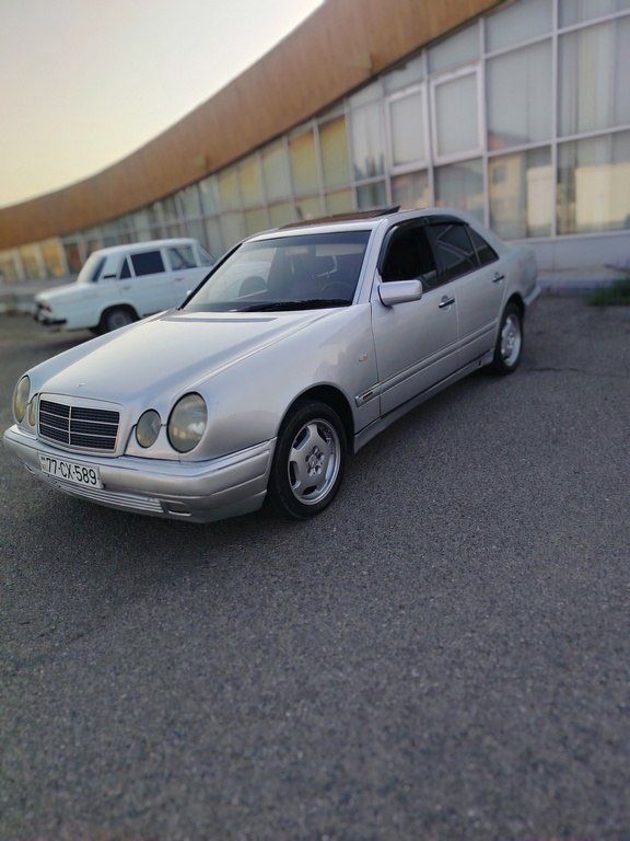 Mercedes E 220, 2.2 L, 1998 il, 300 000 km — Avtomobillər, Şəmkir (2)