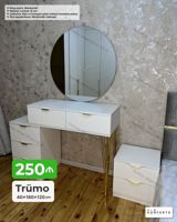 Trümo dəsti - Ölçülər: 40 180 120 sm - Material: 18 mm laminat — Mallar