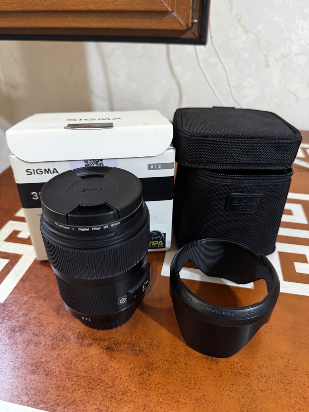 Sigma 35mm canon üçün əla vəzyətdə satılır.Qutusu çuxolu qoruyucu — Elektronika, Bakı (5)
