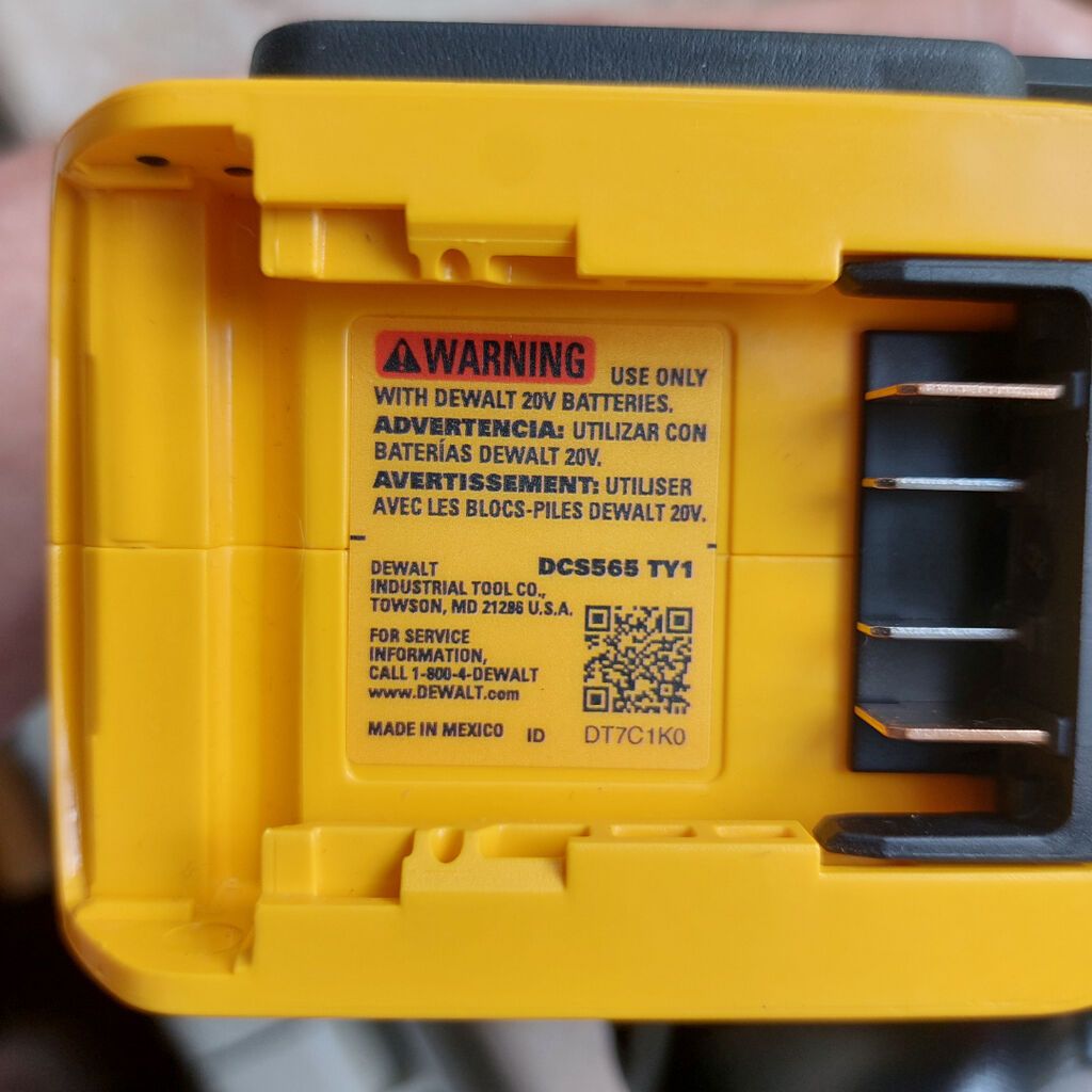 Dewalt DCS565 original, charger 110-120v, akumulyator 5A, dəst yenidir — Alətlər, Bakı (5)