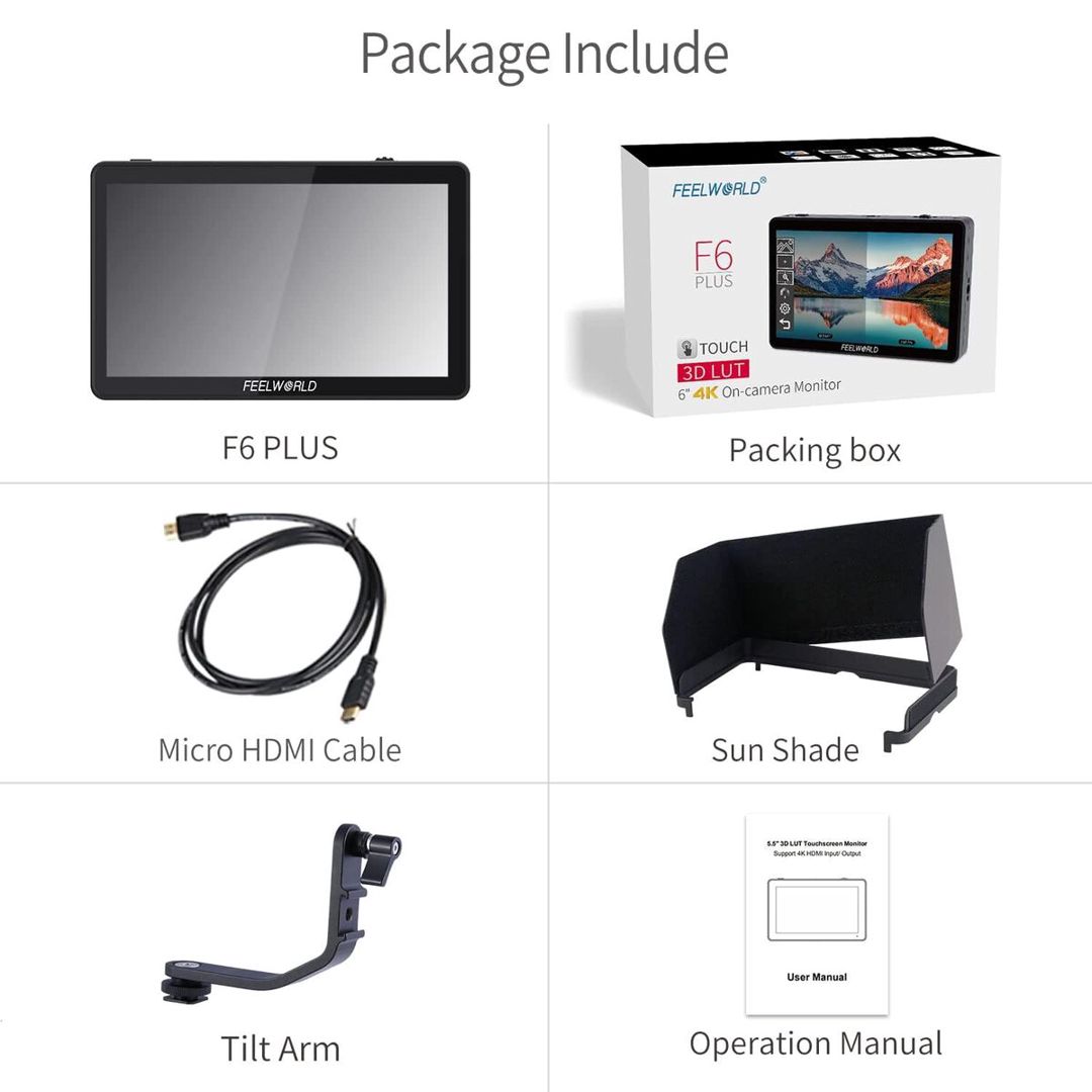 Monitor "Feelworld F6 Pulus 4K" — Elektronika, Bakı (3)