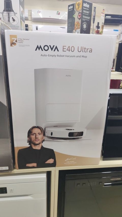 Mova E40 Ultra – Öz-özünə tozqabı boşaldan robot tozsoran və yuyucu — Bakı