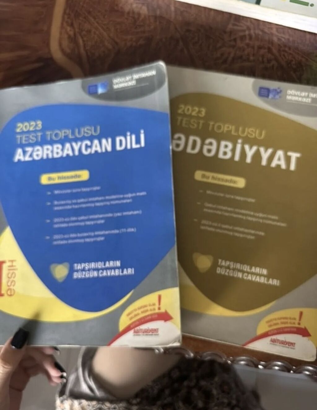 Azərbaycan dili Testlər 11-ci sinif, RM, 1-ci hissə, 2023 il — Kitablar və jurnallar, Digah (2)