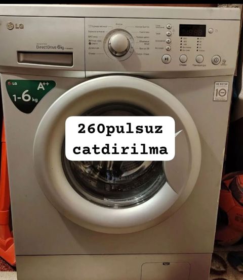 LG paltaryuyan maşın – Direct Drive 6 kg - Yükləmə: 1–6 kq - Enerji — Bakı