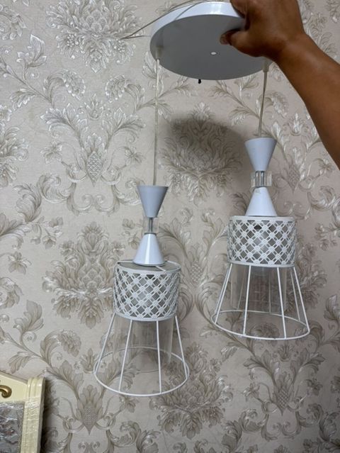 Çılçıraq, 2 lampa, Metal — Masazır