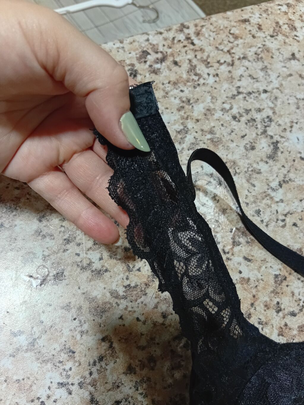 Qara rəngli, krujevalı qadın büstqalteri. Push-up/formalı kasalı — Şəxsi əşyalar, Bakı (4)