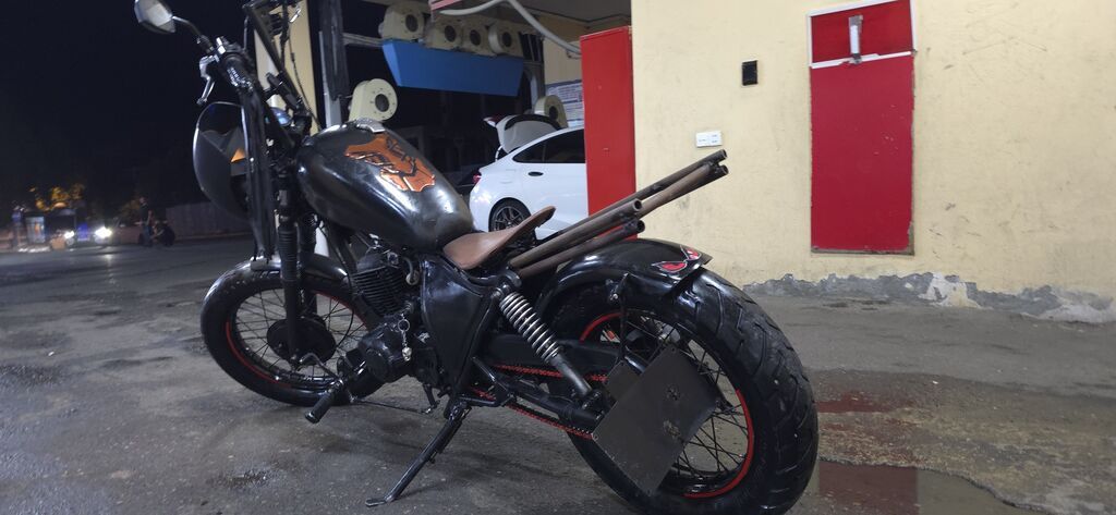 Yamaha SR250 mator deyisib 150cc zontes matoru qoyulub — Motosikletlər, Gəncə (3)