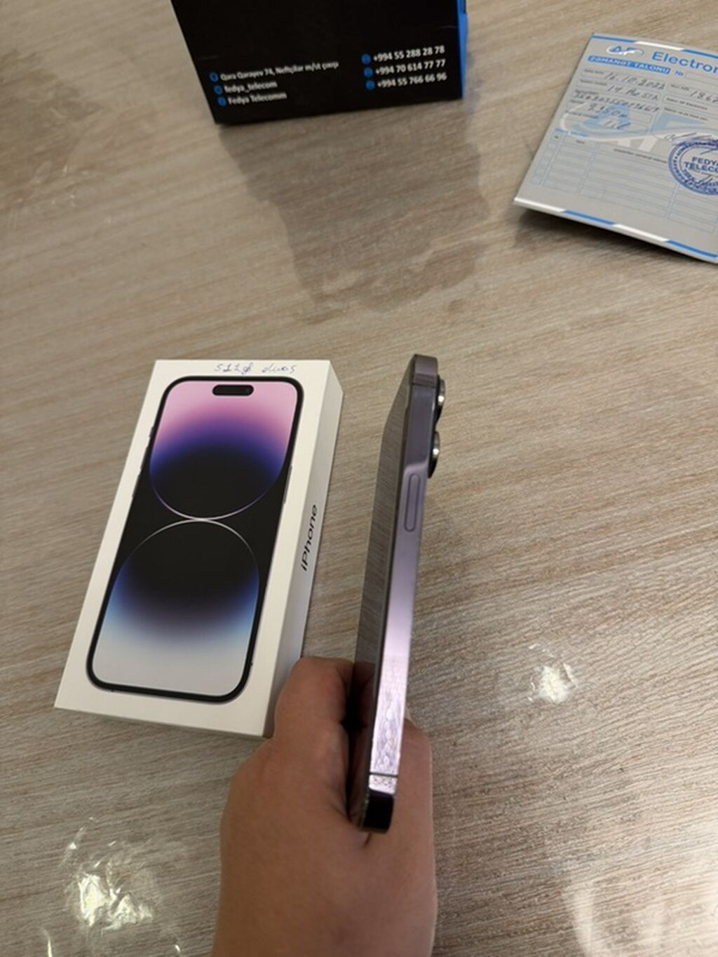 IPhone 14 Pro, 512 GB, Deep Purple, Zəmanət — Apple iPhone, Bakı (3)