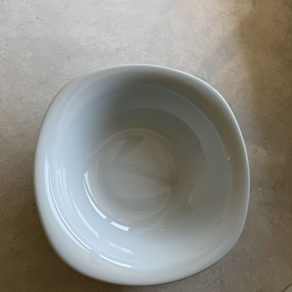 Nahar dəsti, rəng - Ağ, Farfor — Mallar, Bakı (7)