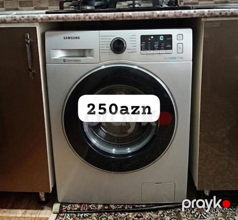 Samsung paltaryuyan maşın – EcoBubble, 7 kq Xüsusiyyətlər: - Ön