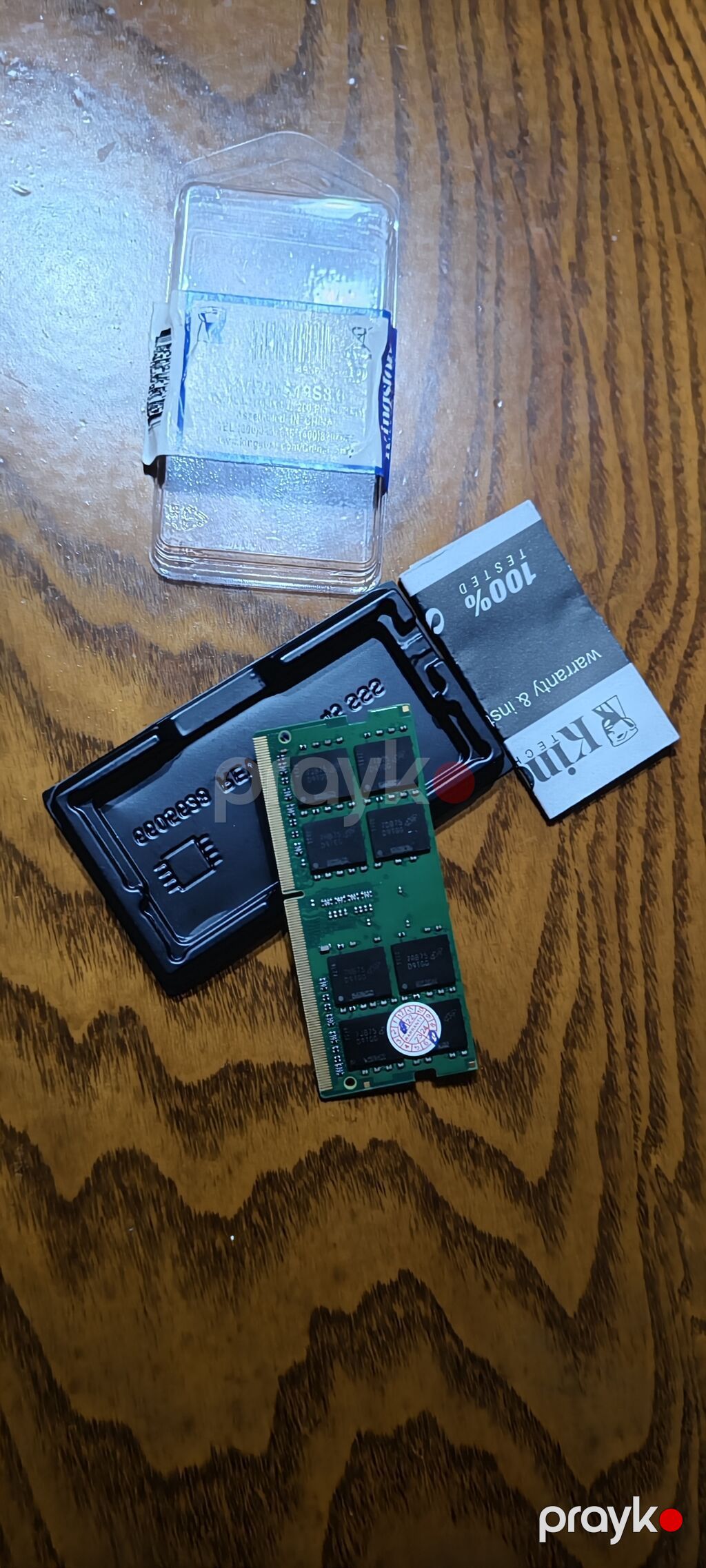 Operativ yaddaş (RAM) Kingston, 8 GB, 2666 Mhz, DDR4, Noutbuk üçün, İşlənmiş — Elektronika, Bakı (2)