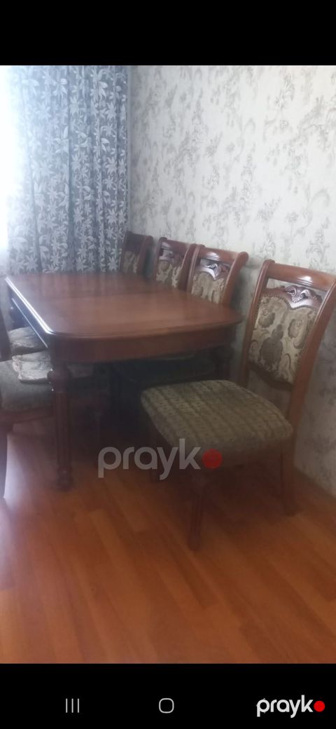 Klassik üslubda yemək otağı dəsti - Material: təbii ağac karkas
