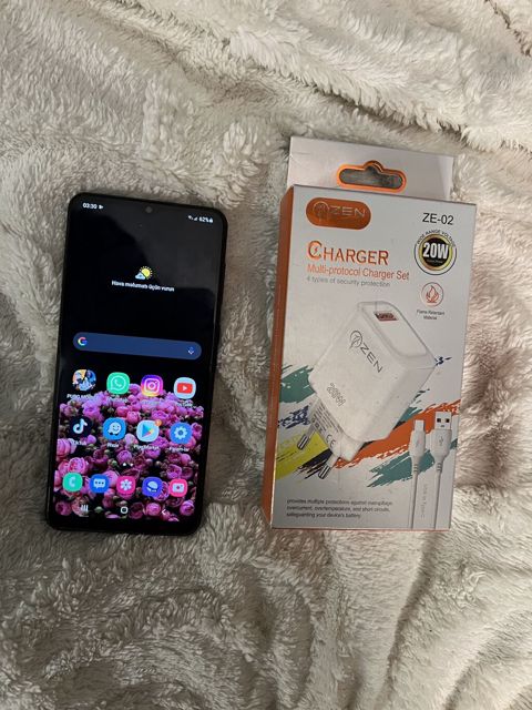 Samsung Galaxy A02, 32 GB, rəng - Qara, Sensor — Bakı