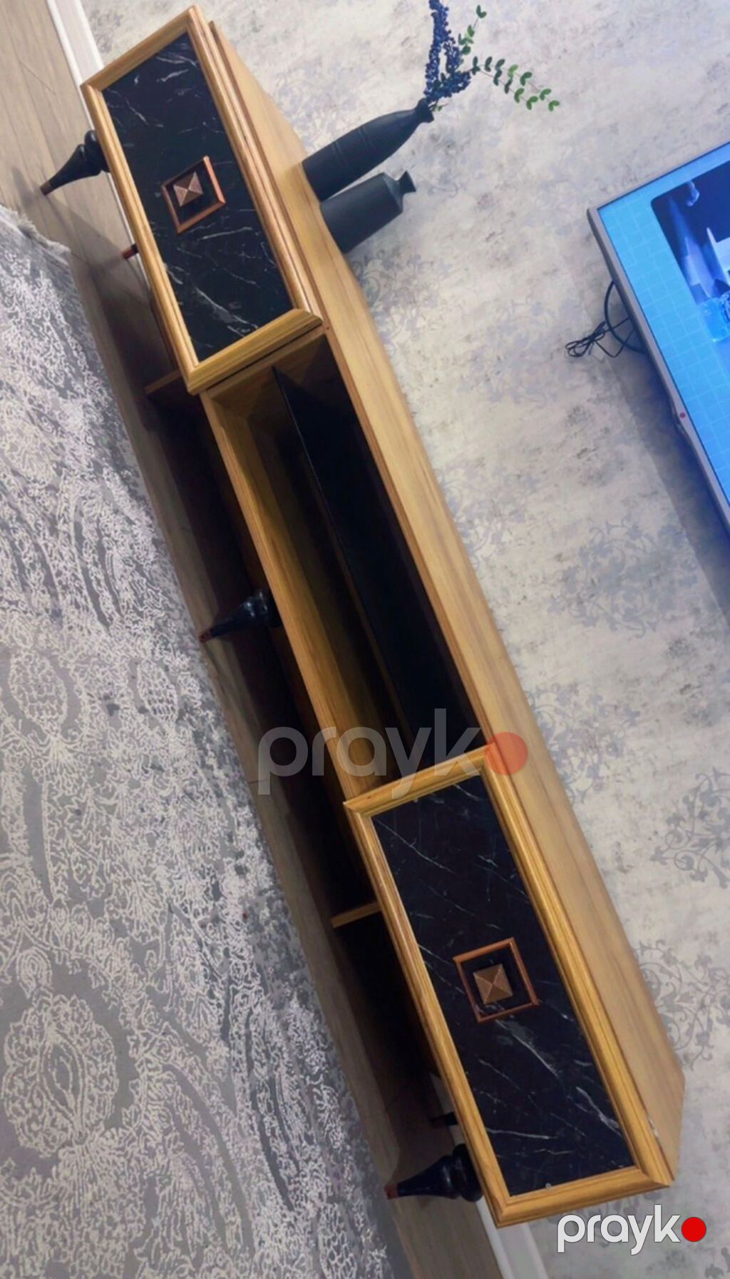 İşlənmiş, Düz TV altlığı, Polkalı, Taxtalı — Mebel, Bakı (2)