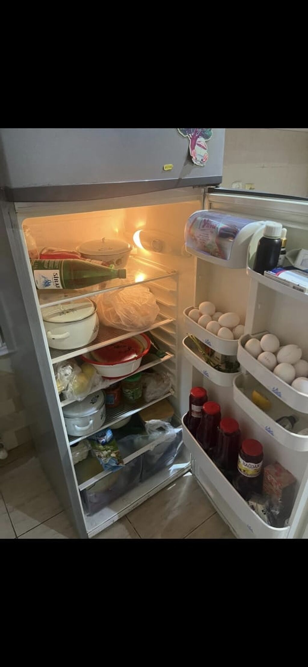 İkiqat qapılı soyuducu (üst hissə dondurucu, alt hissə əsas kamera) — Soyuducular, Bakı (2)