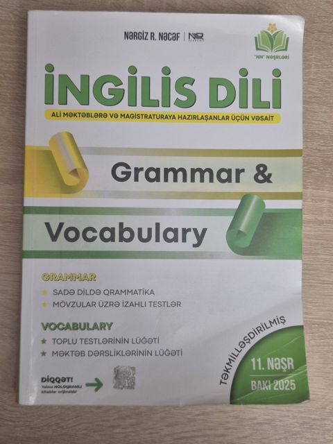 Nərgiz R. Nəcəf - Grammar & Vocabulary 2025 — Xırdalan