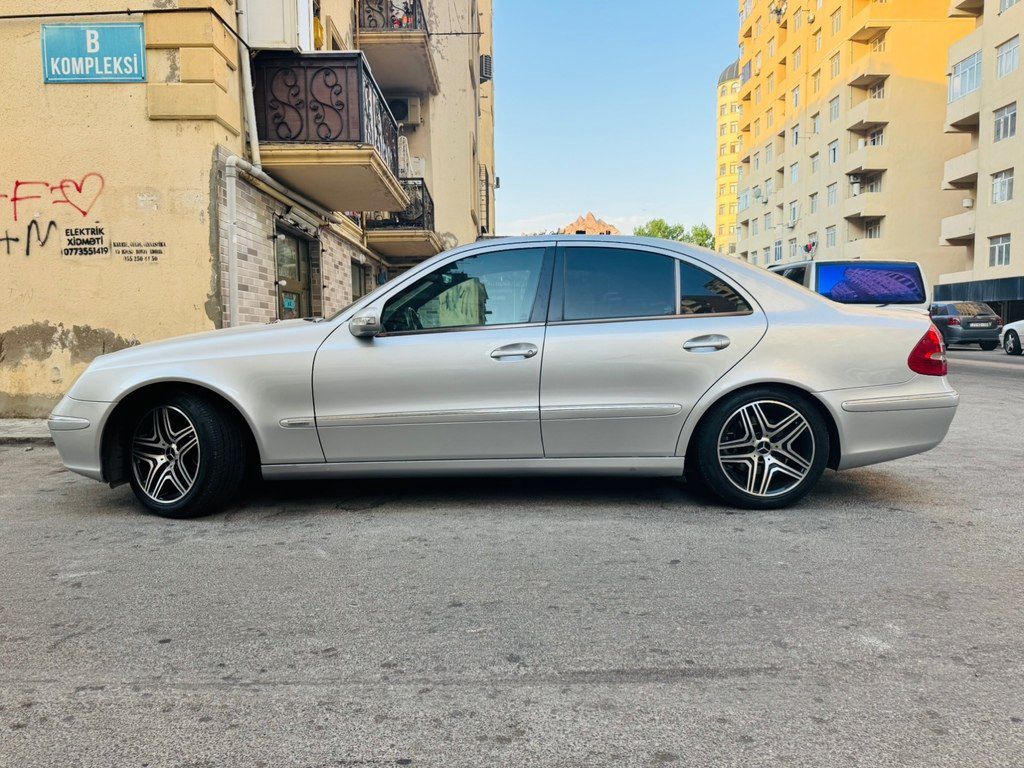 Mercedes E 220, 2.2 L, 2002 il, 362 000 km — Avtomobillər, Bakı (4)
