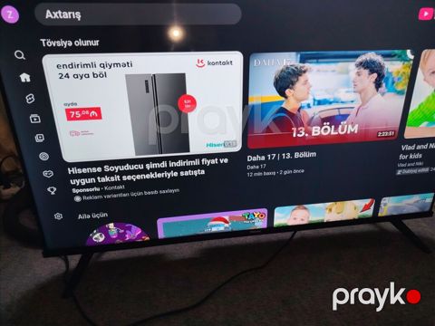 102hisense satilir problemi yoxdur bine erazisinden