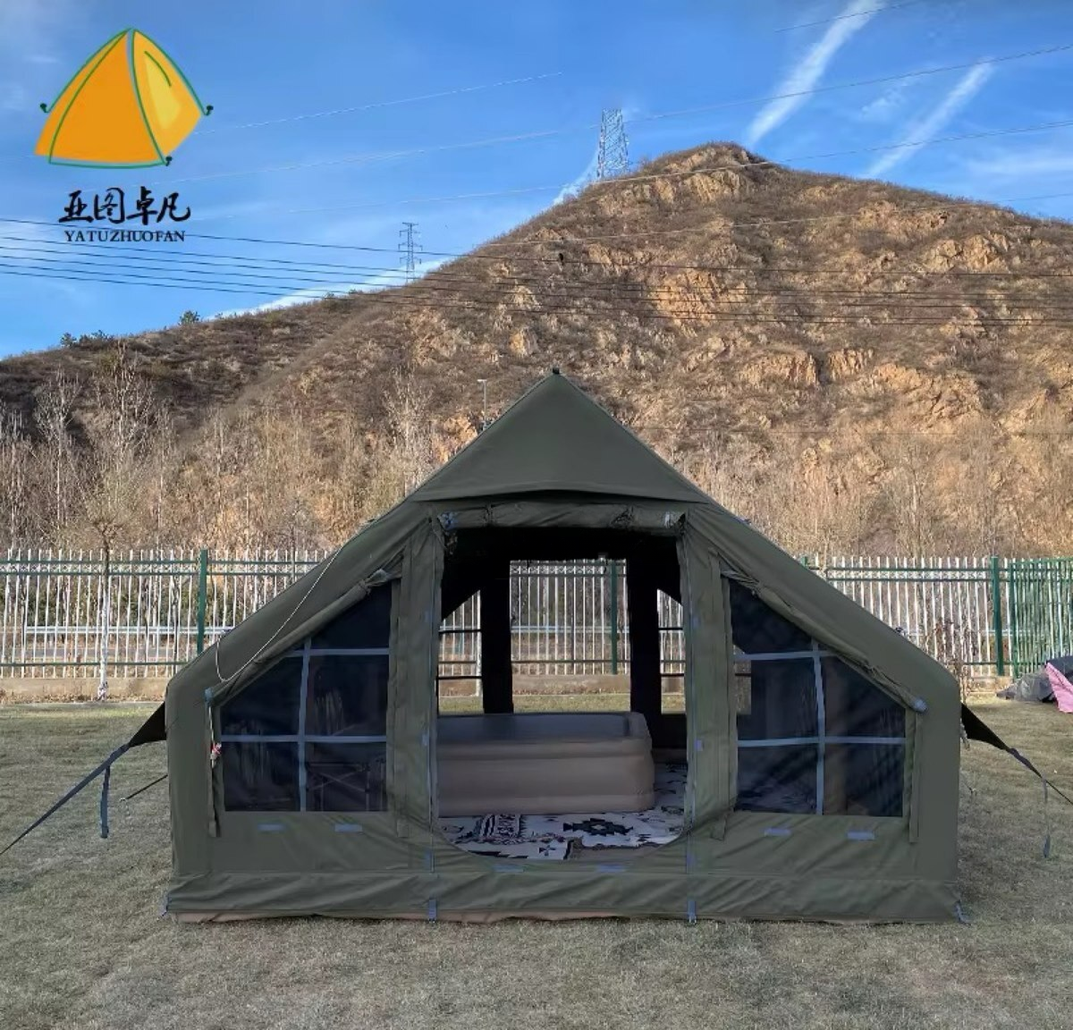 3x2.1 metr Şişmə Kempinq Çadırı — Mallar, Bakı (5)