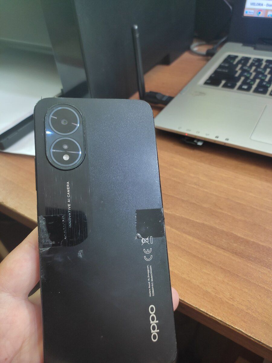 Oppo A18 Glowing Black 128GB/4GB — Smartfonlar, Sumqayıt (2)