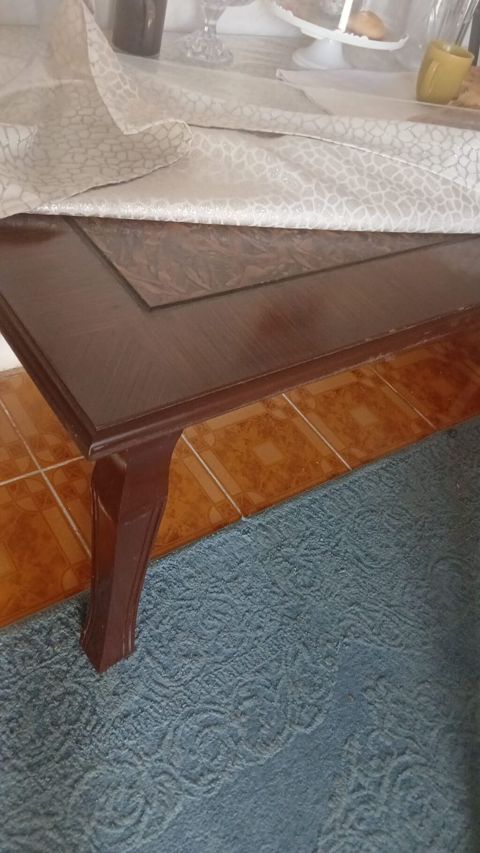 Qonaq otağı/yemək otağı üçün taxta masa - Material: bərk ağac — Gəncə