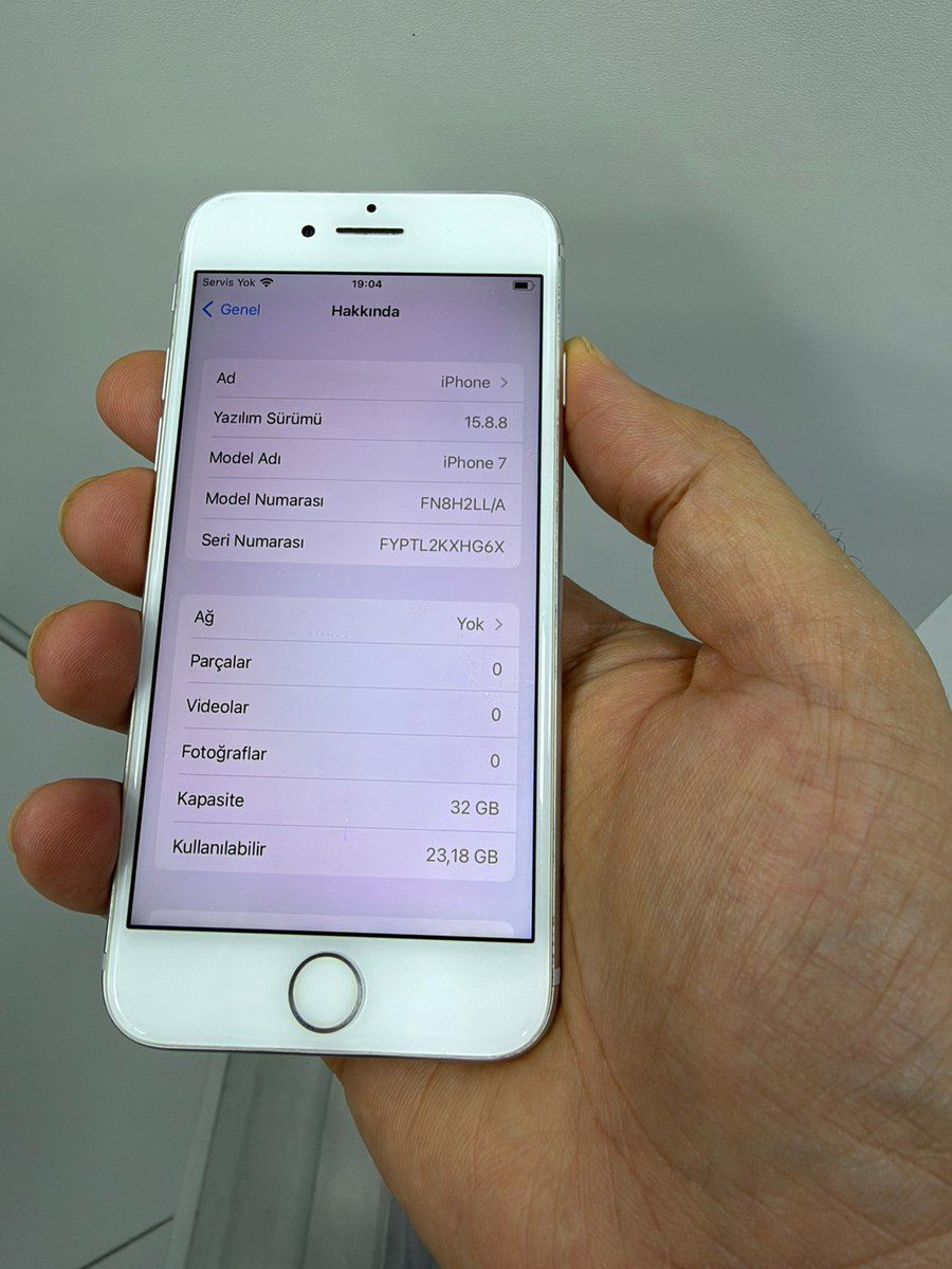 Apple iPhone 7 Silver 32GB — Smartfonlar, Bakı (2)