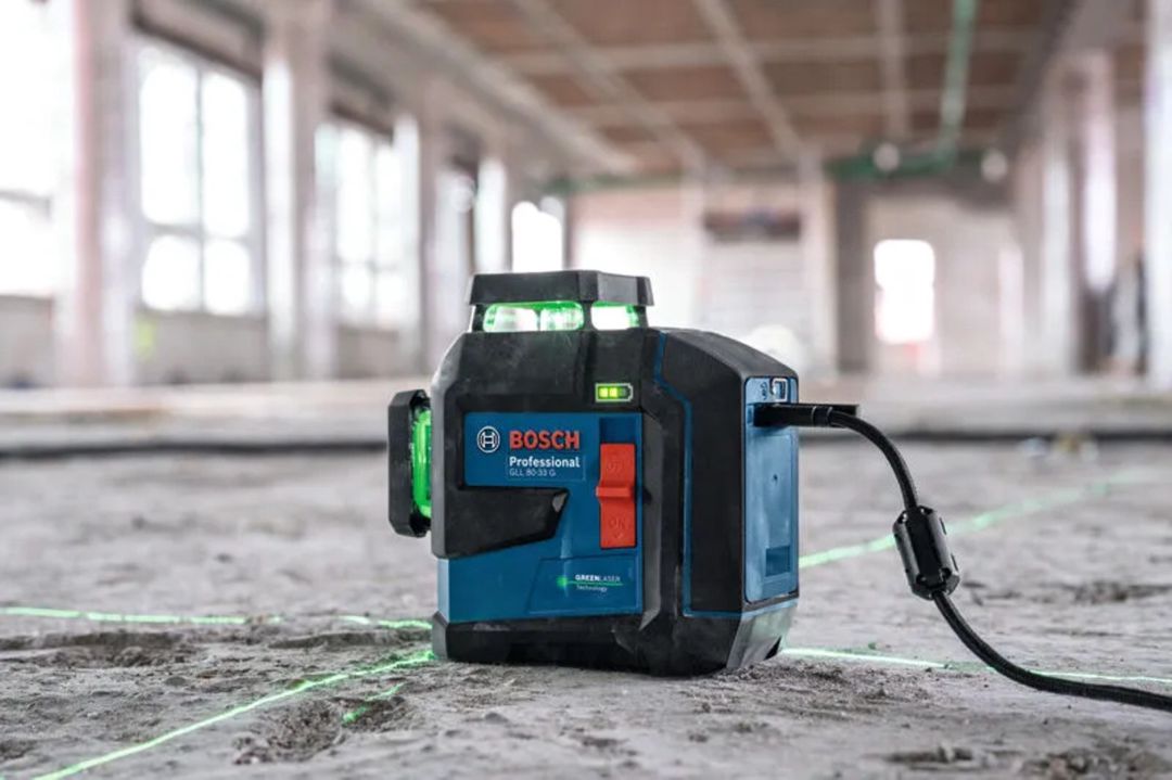 Bosch GLL 80-33G+LB10+DK20+BA3.7 lazer tərəzi — Təmir və inşaat, Bakı (2)