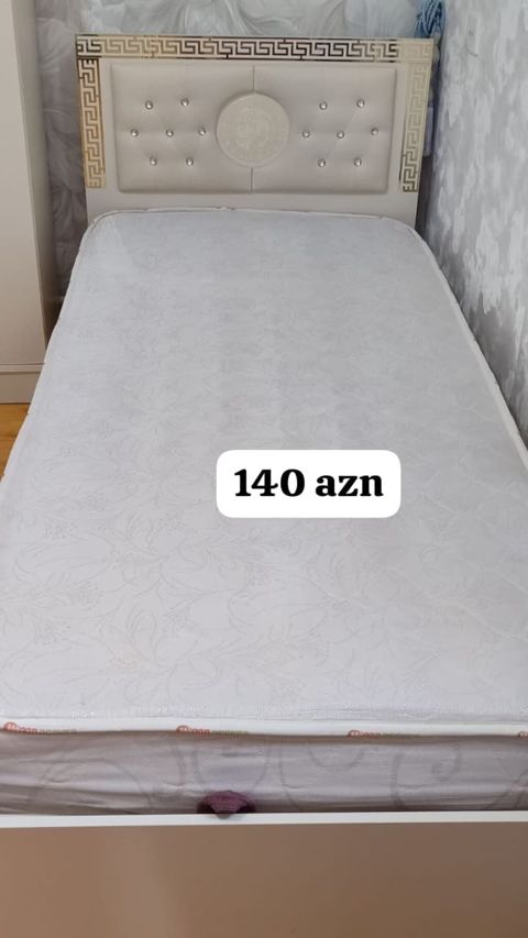 İşlənmiş, Təknəfərlik çarpayı, Bazalı, Matras ilə, Siyirməsiz — Bakı